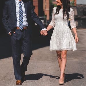 Lulu’s White Lace Dress
